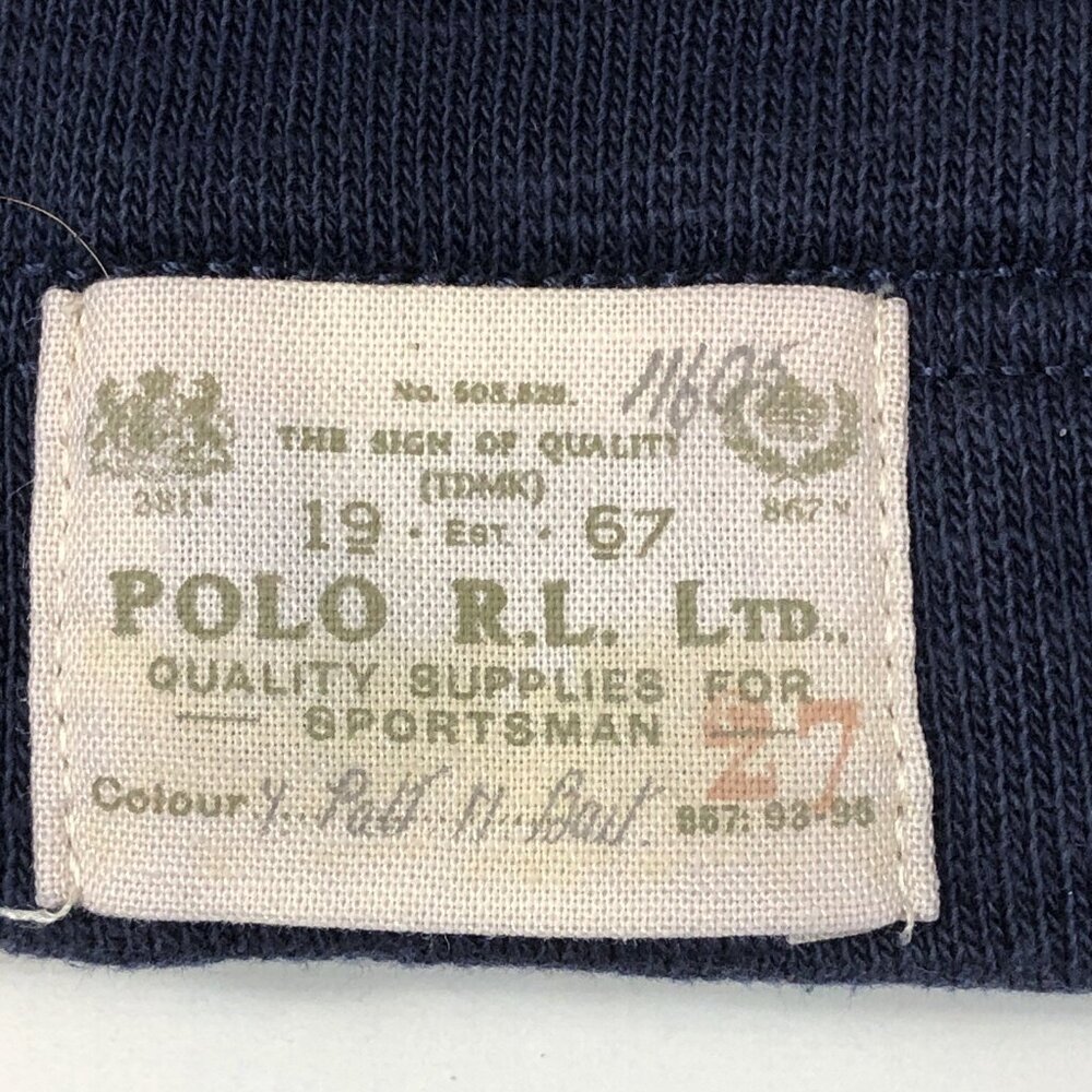 Polo Ralph Lauren RL Mens Navy Blue Sportsman Shawl Collar Button Front Cardigan - Picture 9 of 15